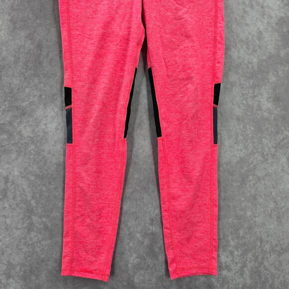 Xersion Pink Black Skinny Stretch Pants Bottoms Ankle Leggings M Medium 10 12 - Picture 4 of 6